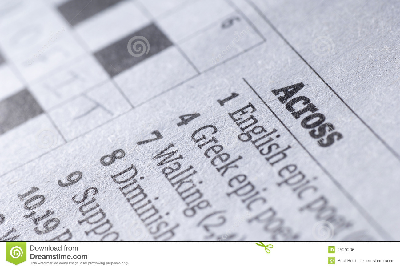 Crossword Puzzle Royalty Free Stock Image   Image  2529236