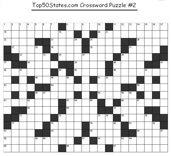 Easier Printable Crossword Puzzles Cryptic Crossword Puzzle See Main    