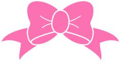 Hot Pink Bow Clip Art   Vector Clip Art Online Royalty Free   Public    