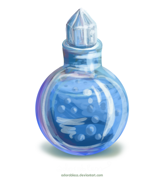 Magic Potion Clipart Level 2 Mana Potion   Sold Out