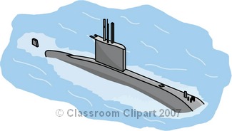 Navy Submarine Clipart