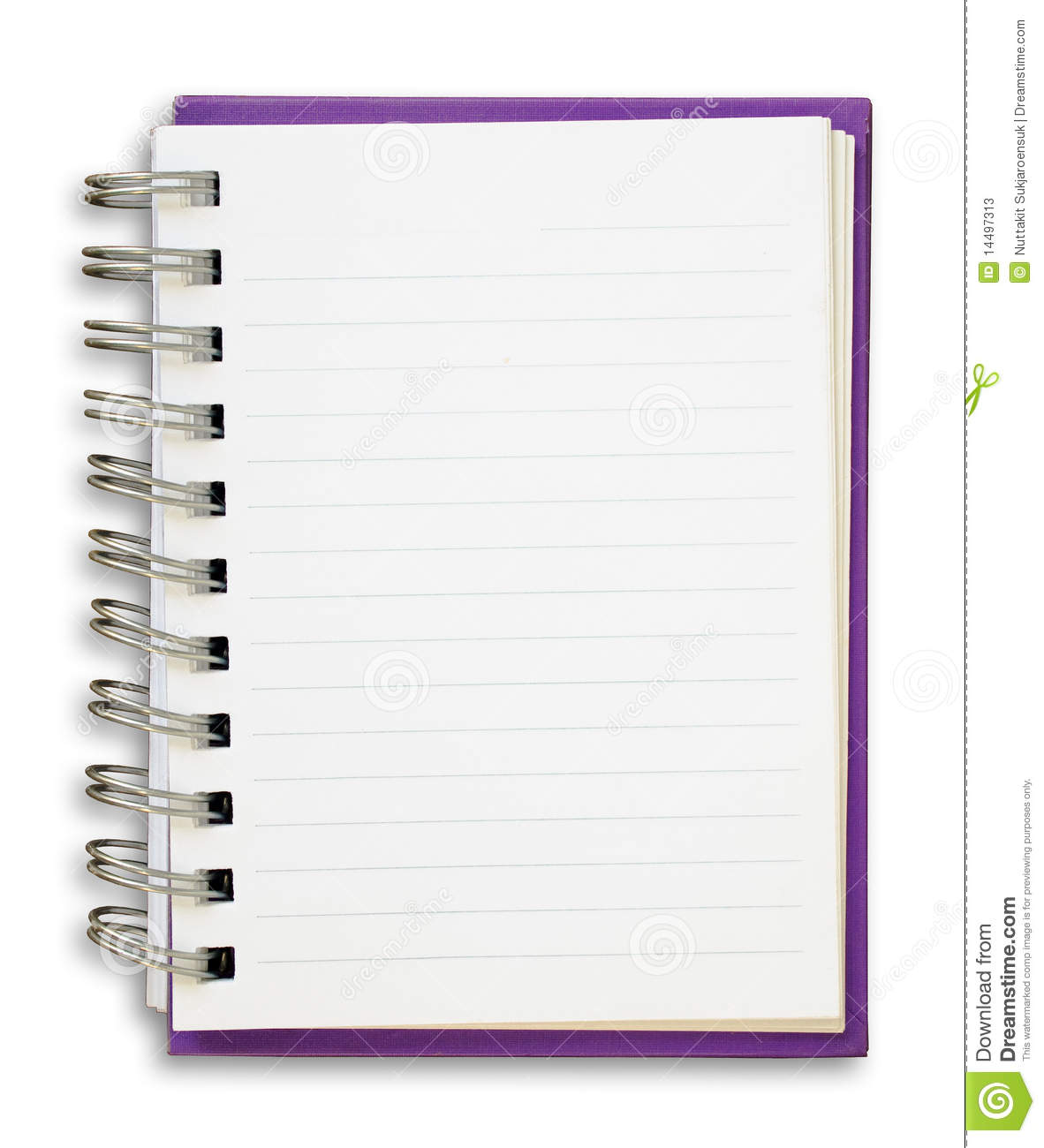 Purple Note Book Stock Photos   Image  14497313
