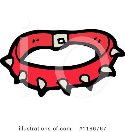Royalty Free  Rf  Dog Collar Clipart Illustration By Lineartestpilot