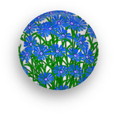 Animated Blue Flowers   Flower Clipart