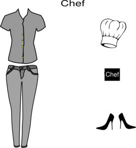Chef Woman Clipart