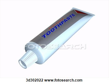 Clip Art   Tube Of Toothpaste   Fotosearch   Search Clipart