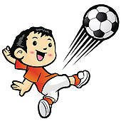 Clipart Of Soccer Games Football Player Character  Sports Character