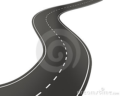 Curved Street Clipart Curved Road 19512211 Jpg