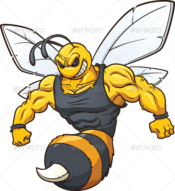 Hornet Mascot   Animals Characters