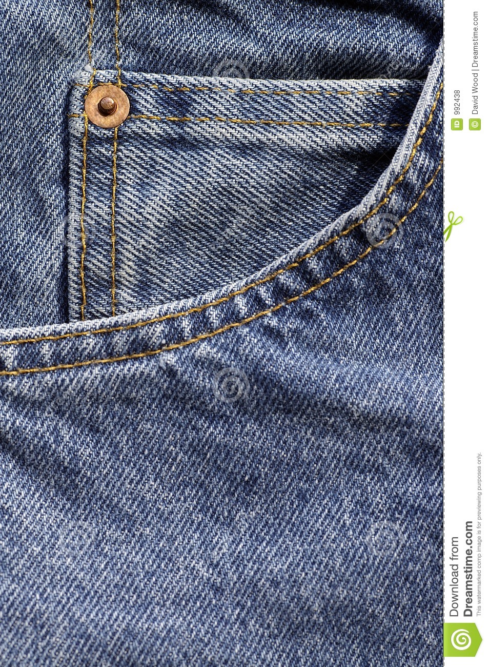 Jean Pocket Clipart Denim Blue Jeans Coin Pocket