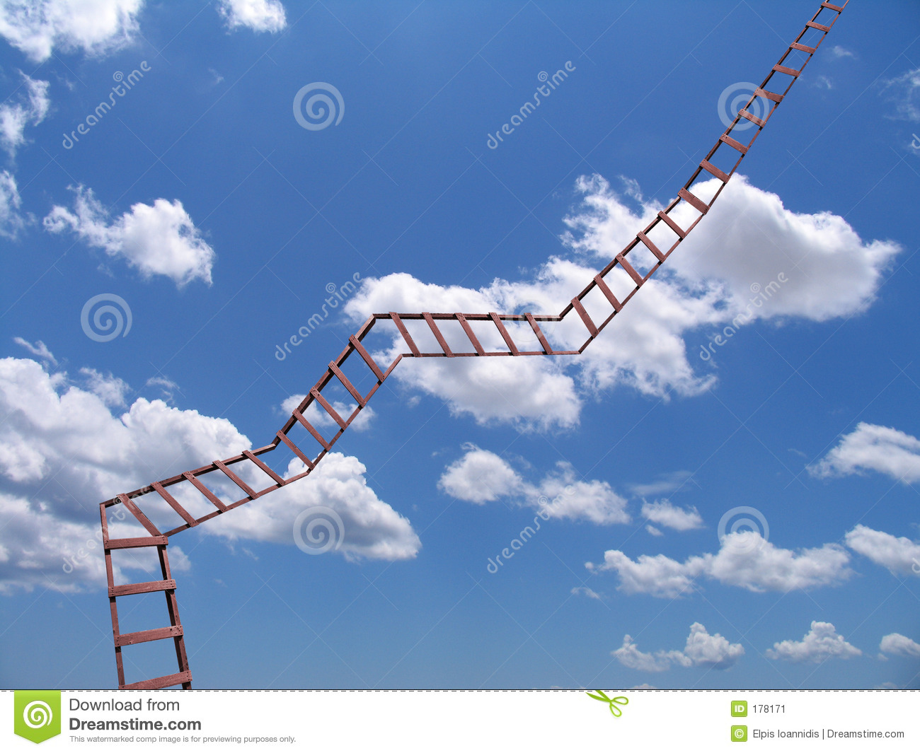Ladder To Heaven Stock Image   Image  178171