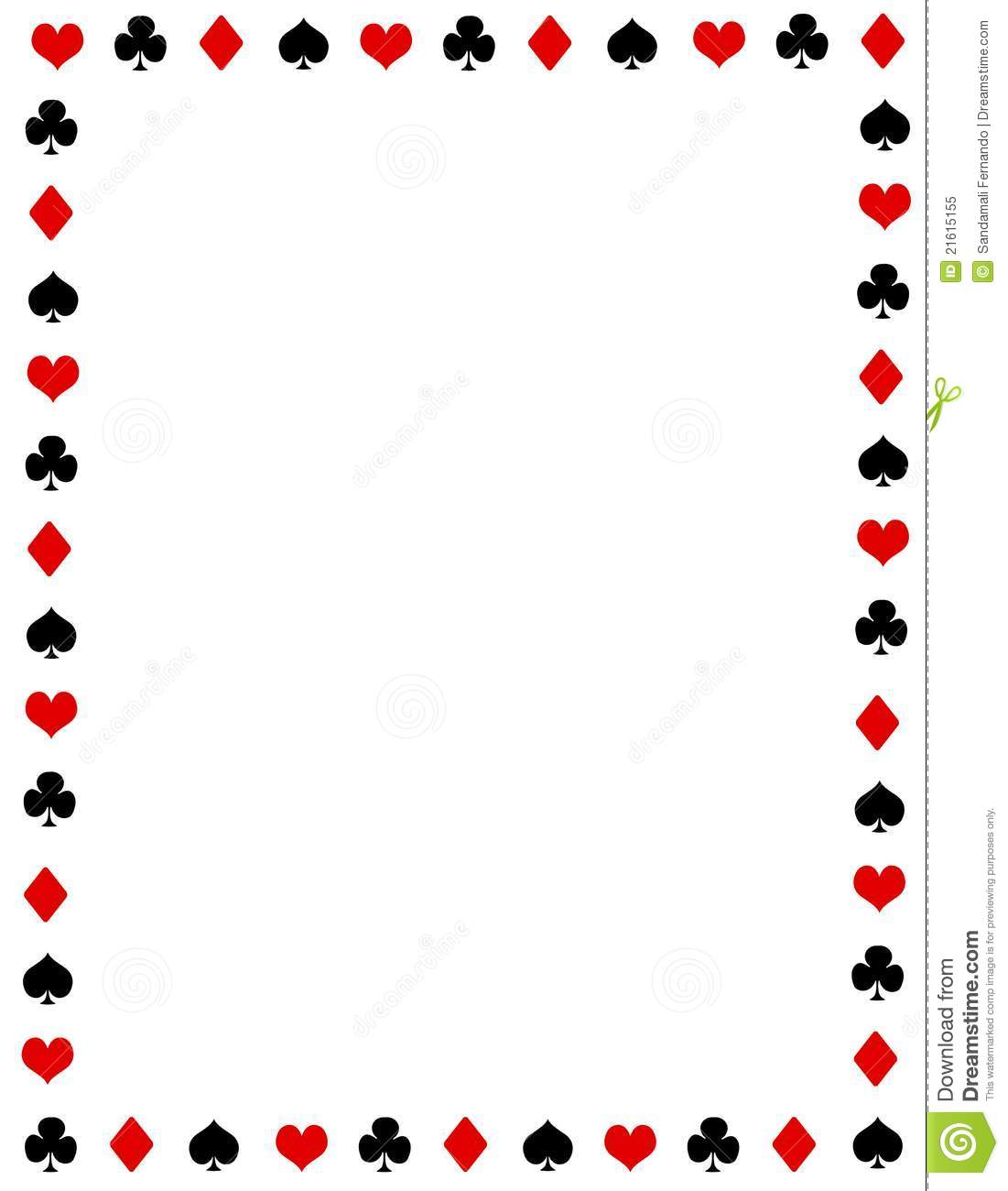 Playing Cards Clip Art Borders
