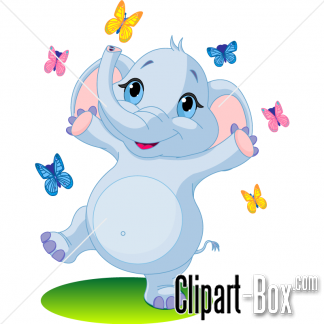 Related Happy Elephant Cliparts  