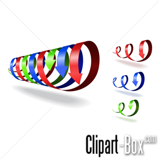 Related Spiral Arrows Cliparts