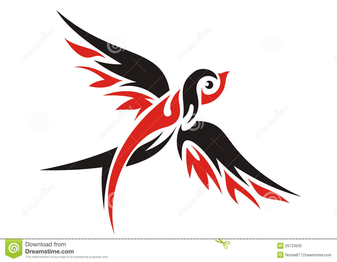 Sparrow Tattoo Outline  Flying Sparrow Clipart  Sparrow Clipart