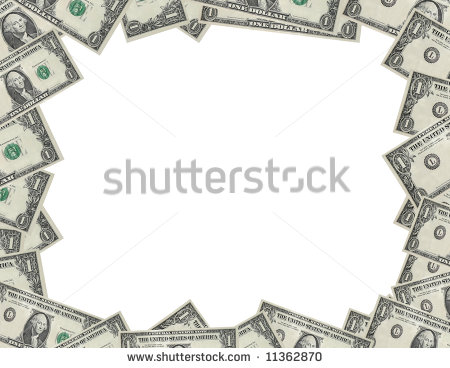 Dollar Border Clip Art Dollar Bills With Serial