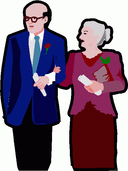 Elderly Couple Clipart Selected Clipart