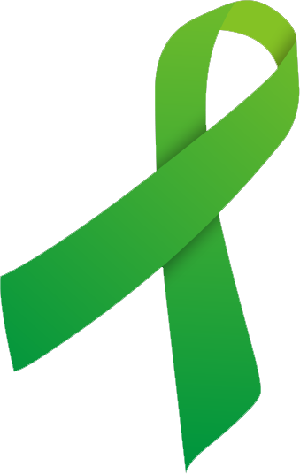 Green Cancer Ribbon   Clipart Best