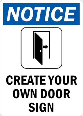 Keep Door Closed Signs   Do Not Prop Door Open Signs
