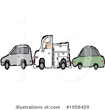 Royalty Free  Rf  Utility Truck Clipart Illustration By Djart   Stock