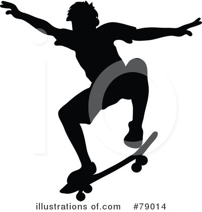 Skateboarding Clipart  79014 By Pams Clipart   Royalty Free  Rf  Stock