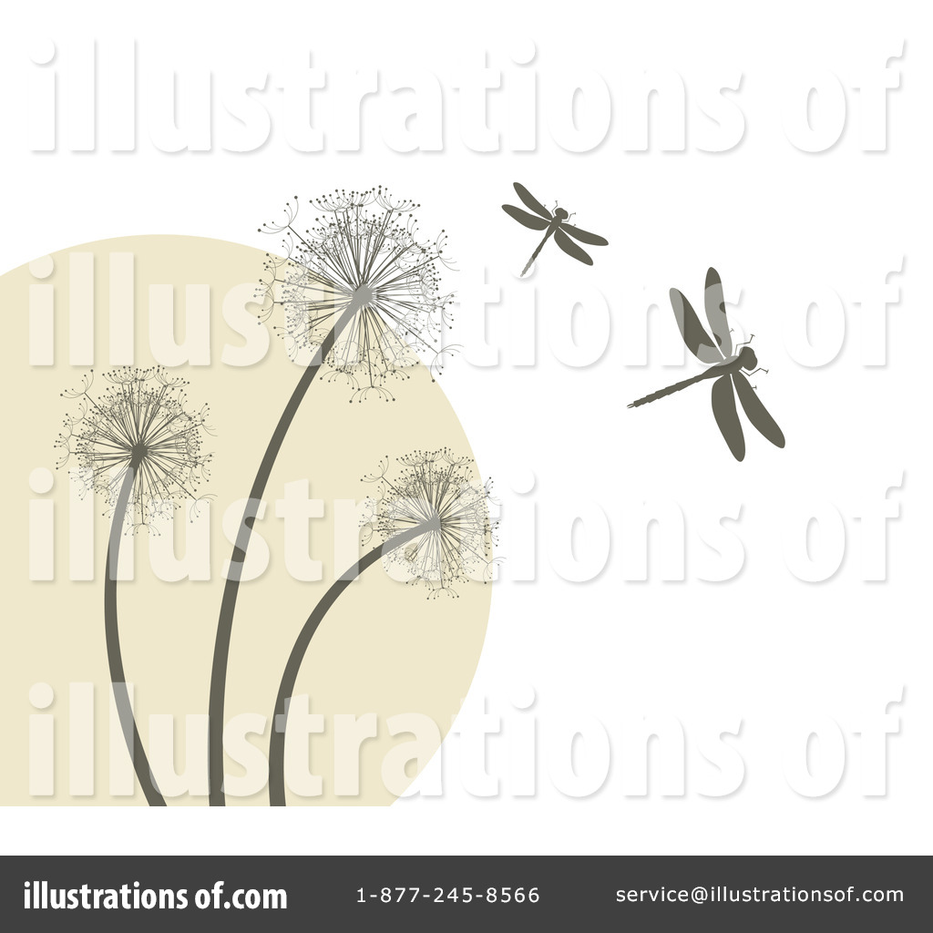 Dandelion Clipart  1054742   Illustration By Vectorace