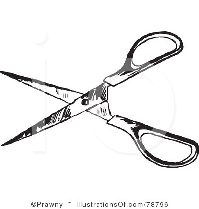 Hair Scissors Clip Art Royalty Free Scissors Clipart Illustration