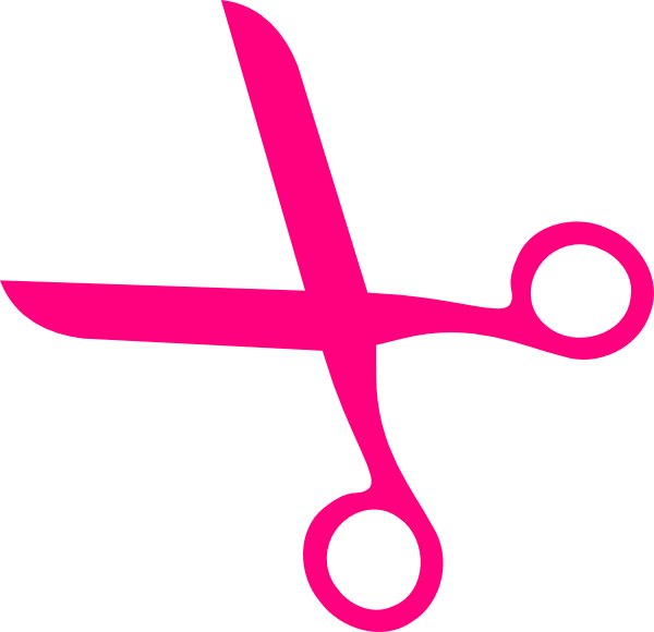 Pink Hair Scissors Clip Art At Clker Com   Vector Clip Art Online
