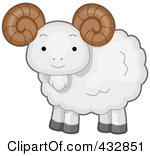 Royalty Free  Rf  Baby Ram Clipart Illustrations Vector Graphics  1