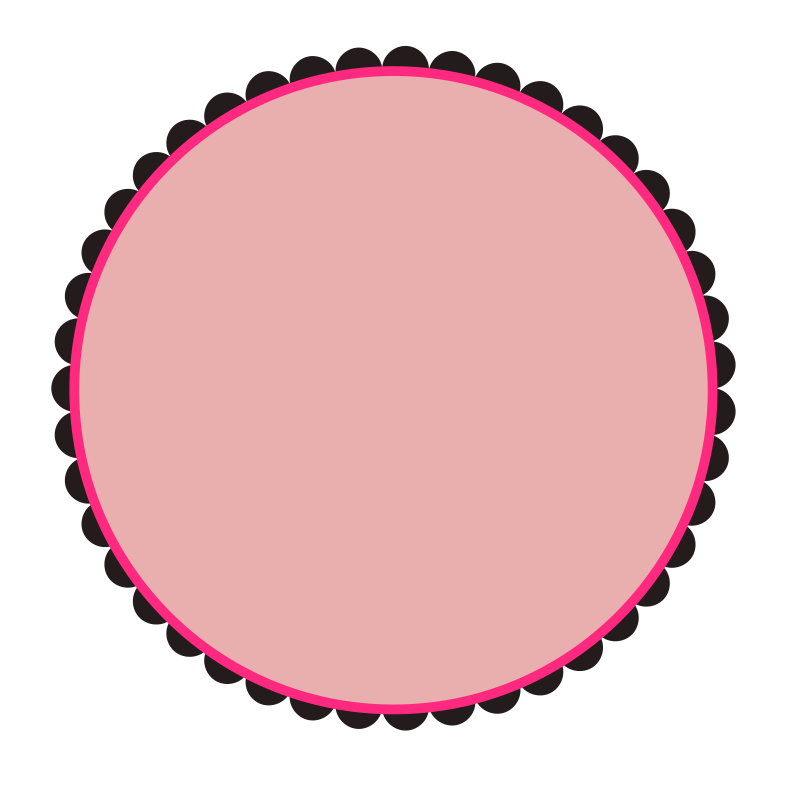 Scalloped Round Frame By Starsunflowerstudio   Another Lxde Inkscape
