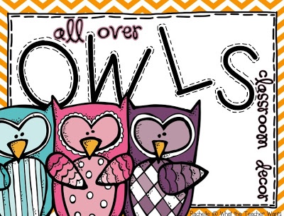 What The Teacher Wants   All Over Owls  Classroom Decor  Great