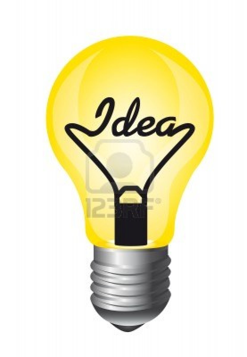 An Idea Light Bulb Pops Up