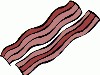 Bacon Clipart Black And White Bacon