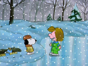 Brown Skating Happiness Is  Peanuts   Snow Days   Animated Views