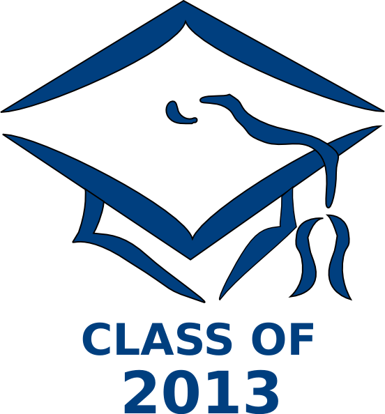Class Of 2013 Graduation Cap Clip Art At Clker Com   Vector Clip Art