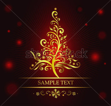 Download Source File Browse   Holidays   Curly Gold Christmas Tree