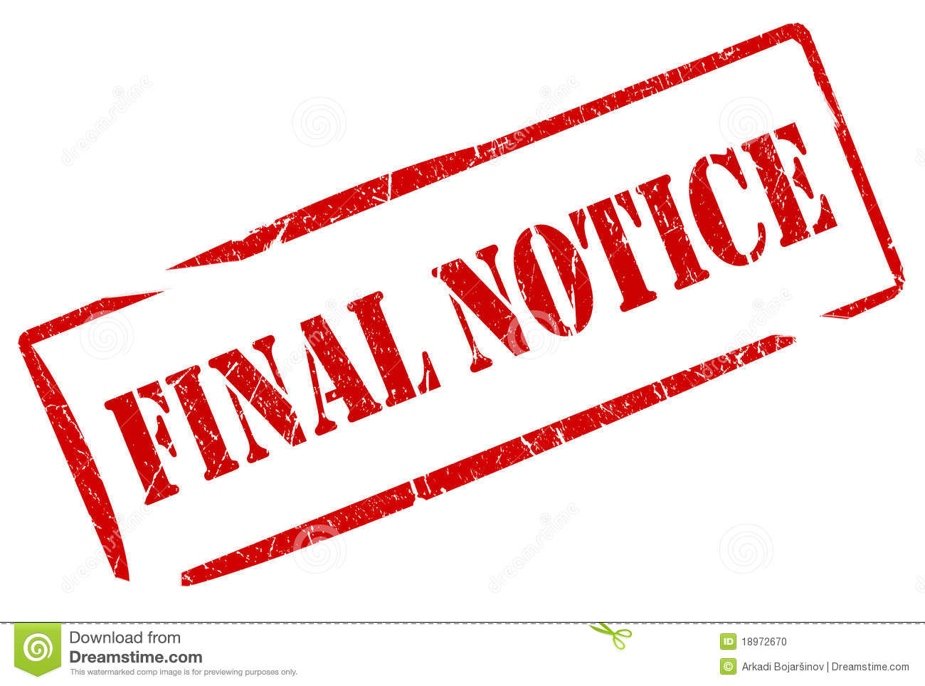 Final Notice In The Mail Royalty Free Clip Art Picture Pictures
