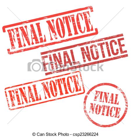 Final Notice Stamps Different Shape    Csp23266224   Search Clipart