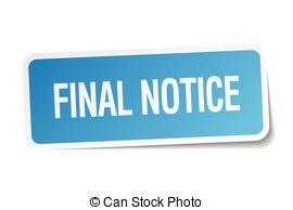 Final Notice Vector Clipart And Illustrations