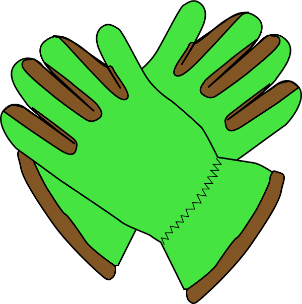 Garden Gloves Clip Art Gloves   Vector Clip Art