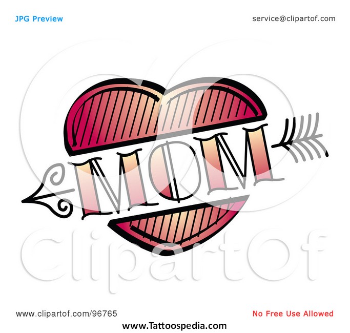 Heart Tattoo Clipart 3