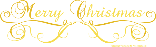 Home Free Clipart Merry Christmas Clipart Merry Christmas Fancy Gold