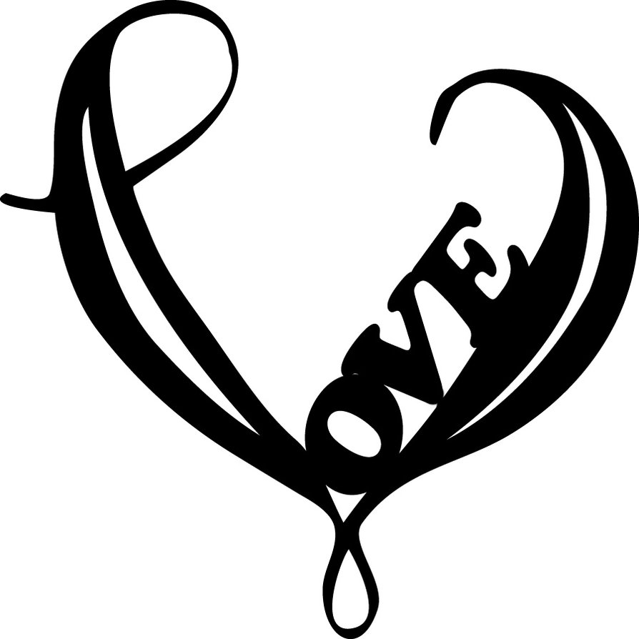 Love Heart Tattoo   Clipart Best   Clipart Best