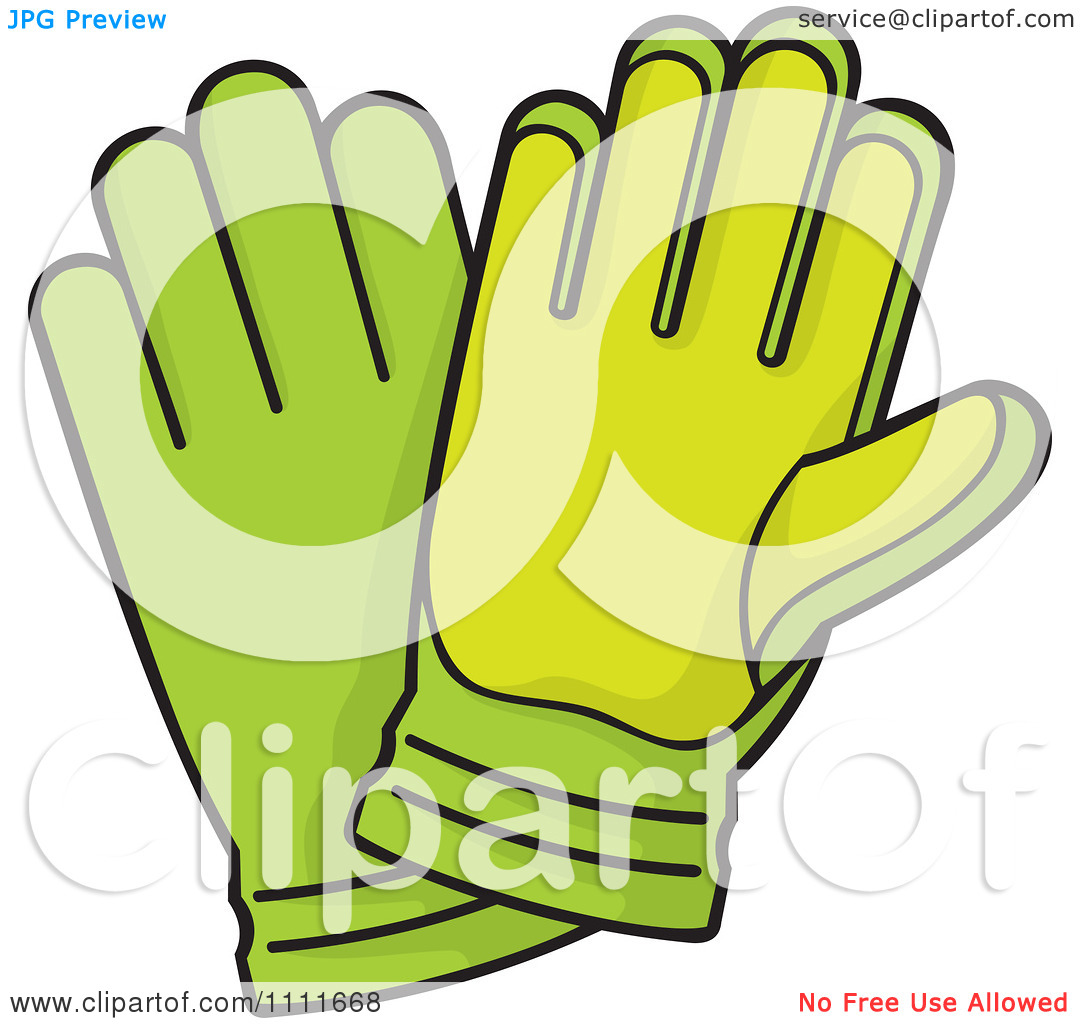 Of Green Gardening Gloves