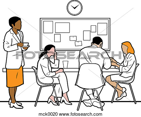 People In The Break Room Of An Office  Fotosearch   Search Clipart