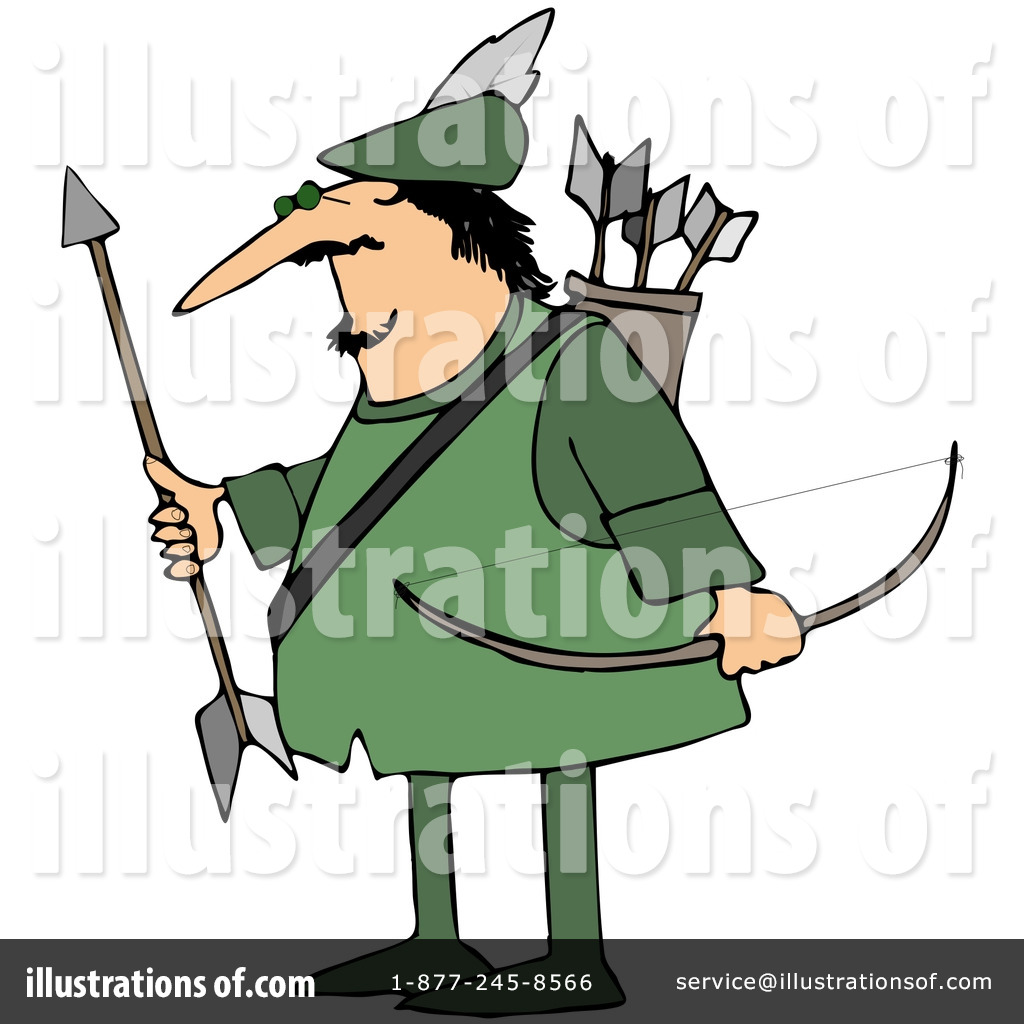 Royalty Free  Rf  Robin Hood Clipart Illustration By Djart   Stock