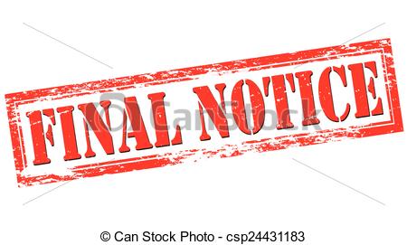 Vector Of Final Notice   Stamp With Text Final Notice Inside Vector