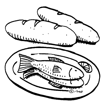 Bread And Fish   Clip Art Gallery
