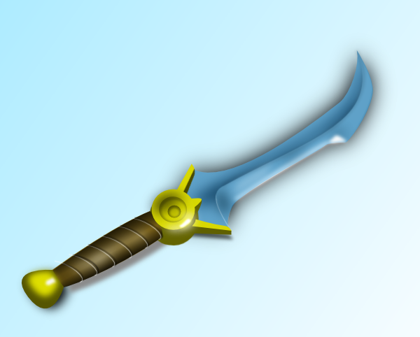 Decorative Dagger Knife Clip Art At Clker Com   Vector Clip Art Online    