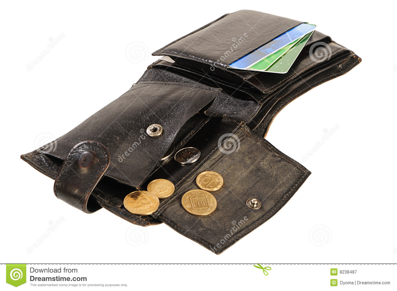 Empty Purse Royalty Free Stock Photography   Image  8238487